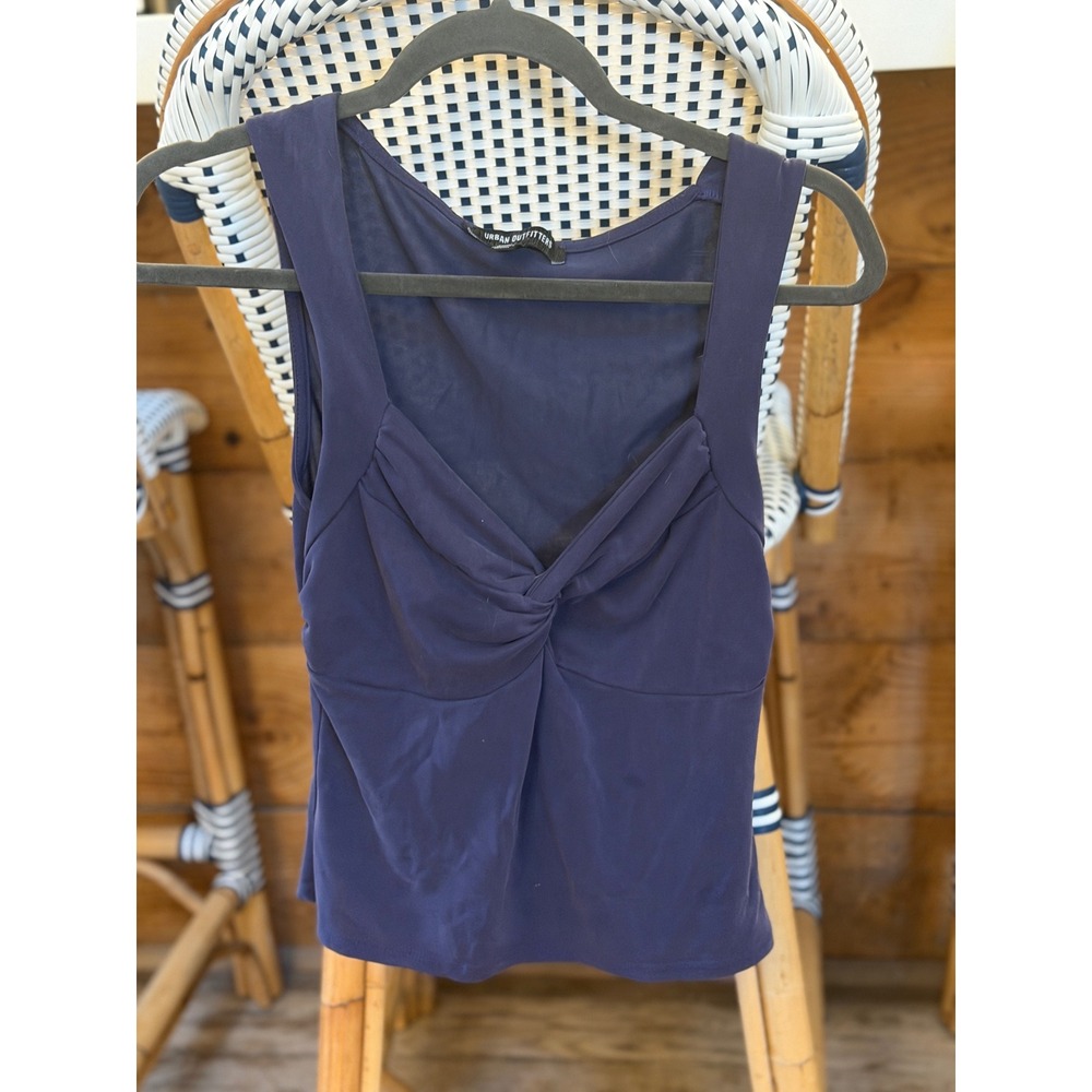 Urban Outfitters plum Twist Front Sleeveless Tank Top Medium